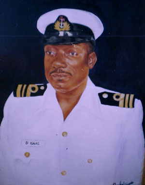 nigeria captian portraitpainting in lagosstate oilcolor oncanvas by chembx